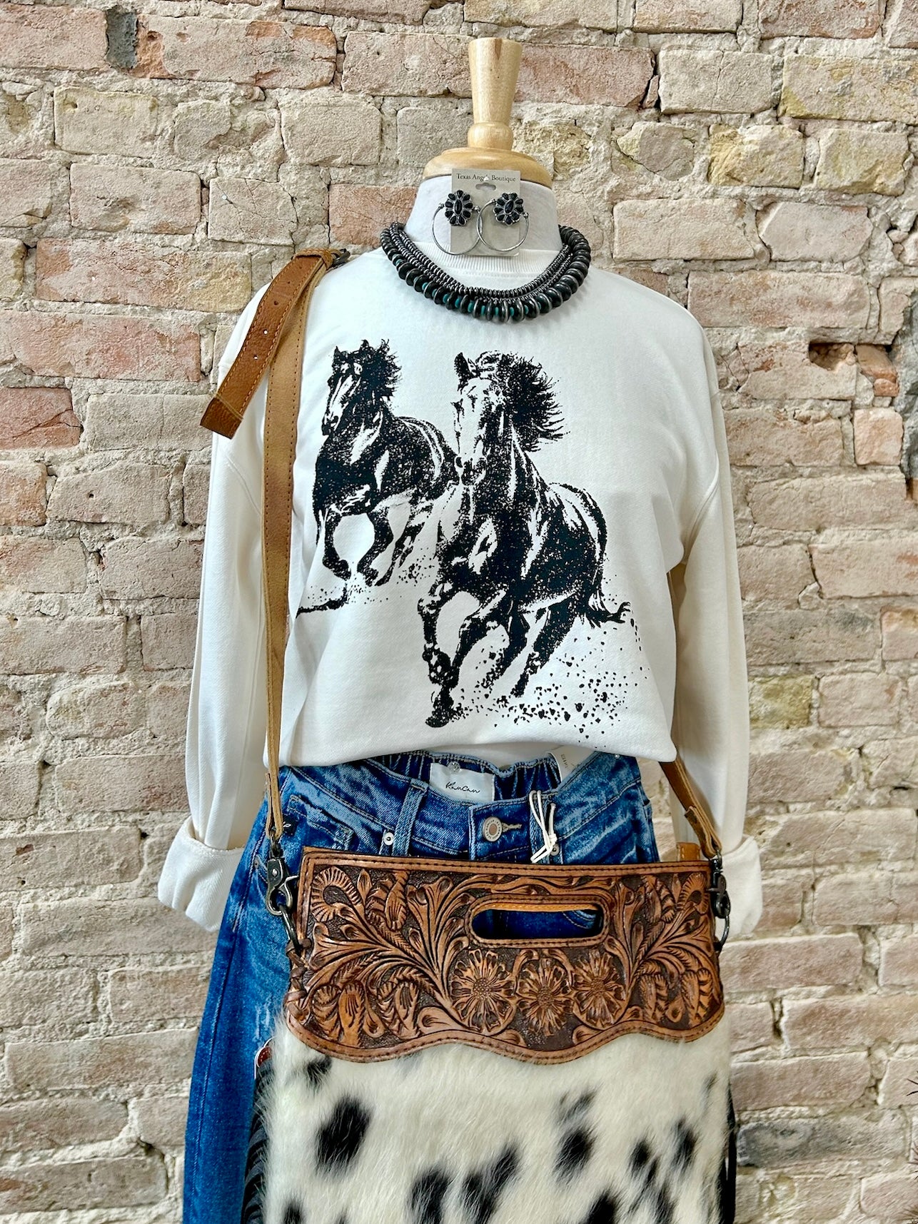 Running Wild & Free Horse Sweatshirt