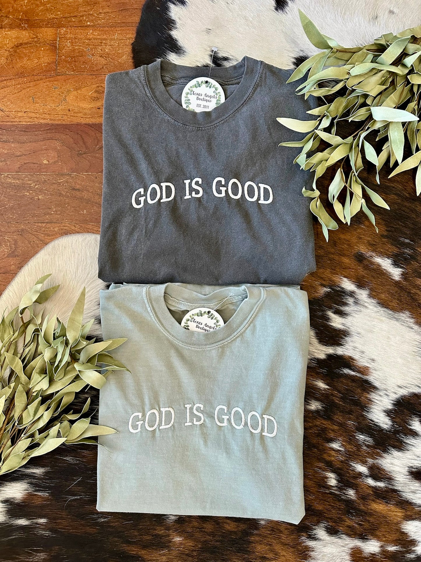 Grey God Is Good Graphic Tee