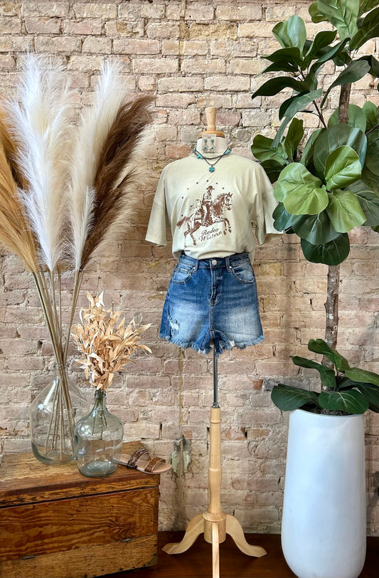 West Texas Rodeo Western Ivory Graphic Tee