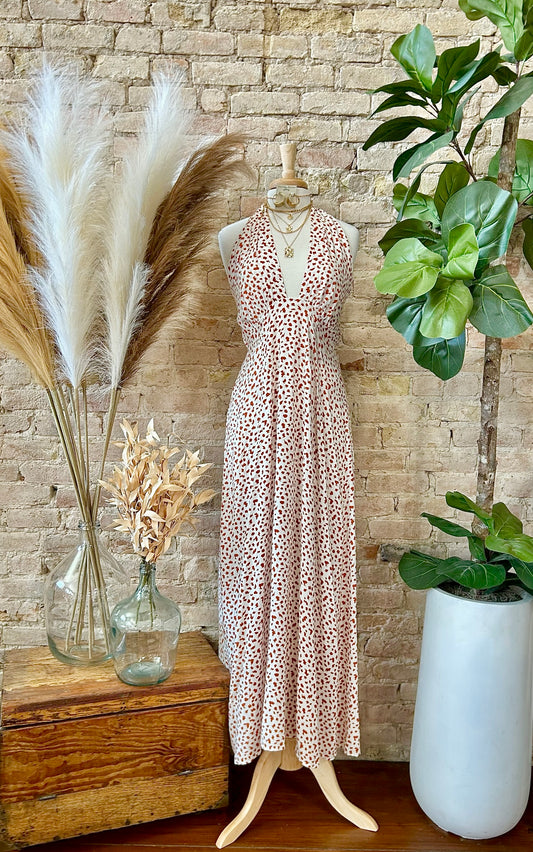 Sunflower Savanna Jane Printed Halter Maxi