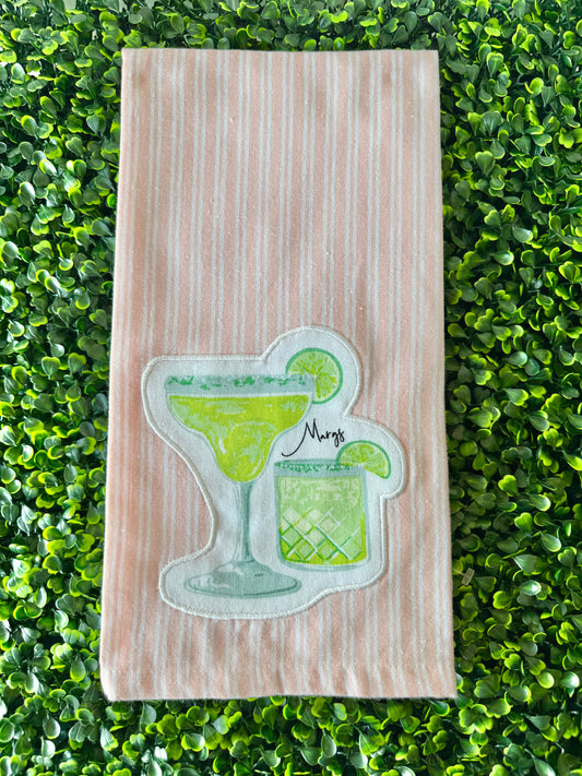 Pink Margarita Tea Towel
