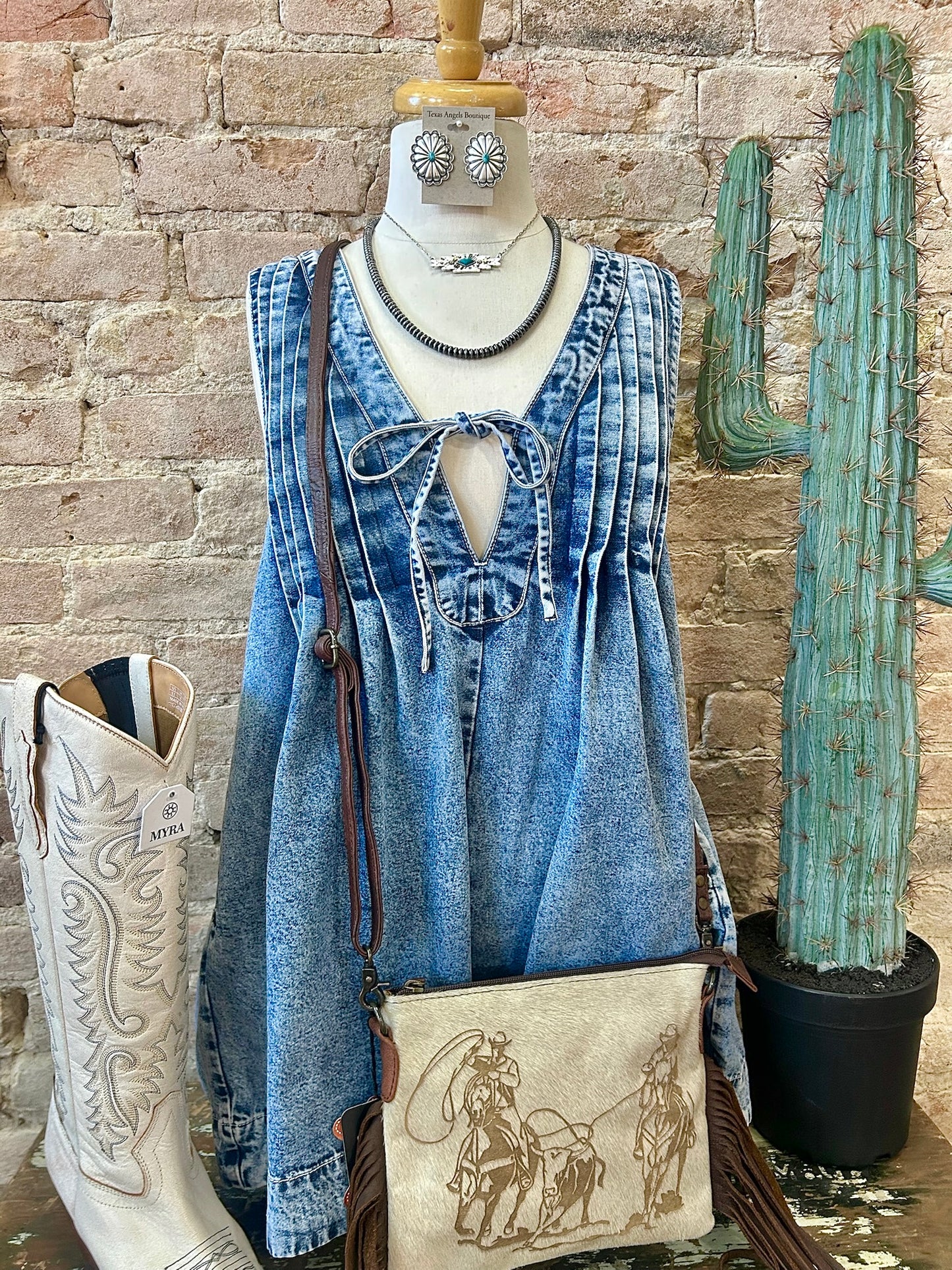 I Remember Everything Ash Wash Denim Romper