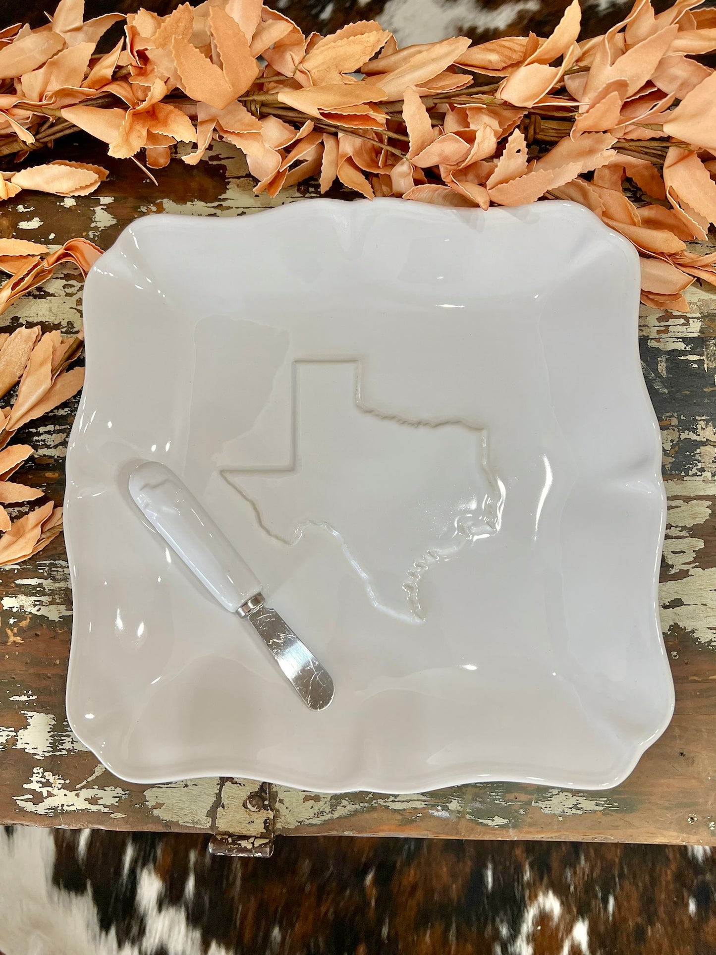 White Texas Spreader