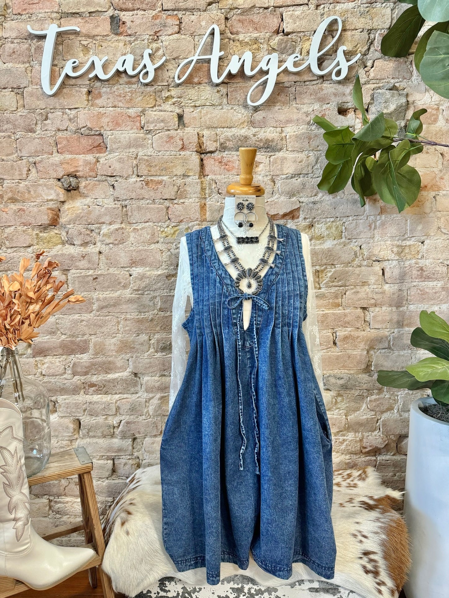 I Remember Everything Dark Denim Romper