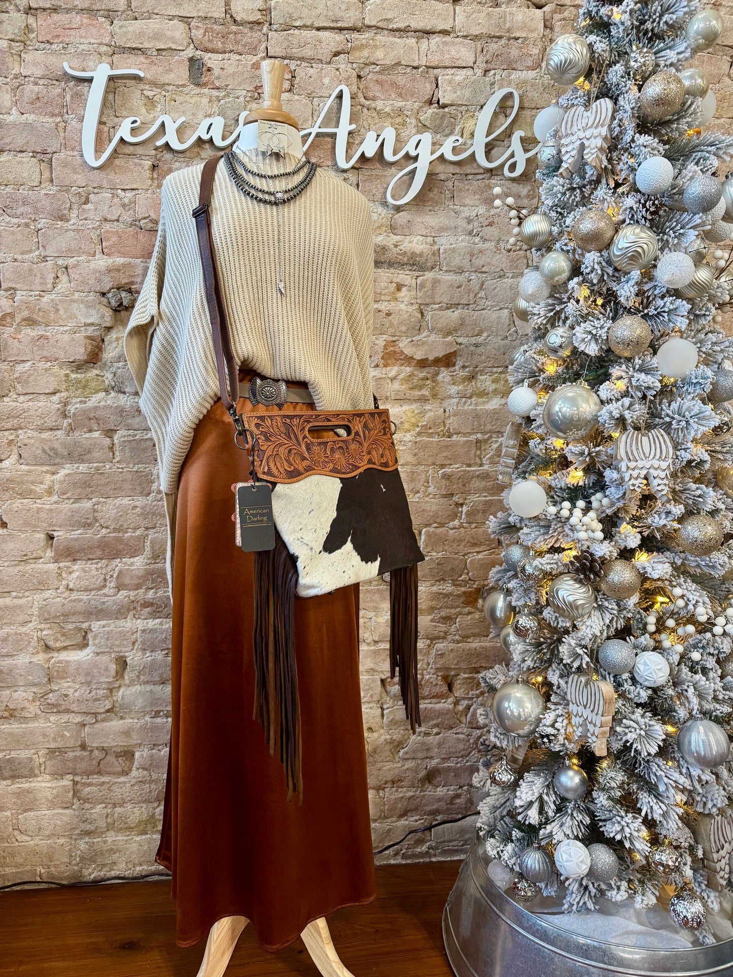 RESTOCK Saturday Night Burnt Orange Satin Skirt