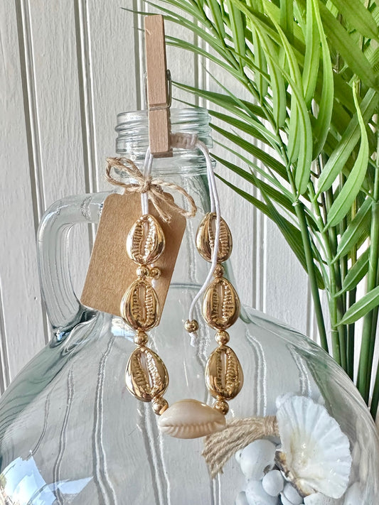 Gold Puka Shell Bracelet/Anklet