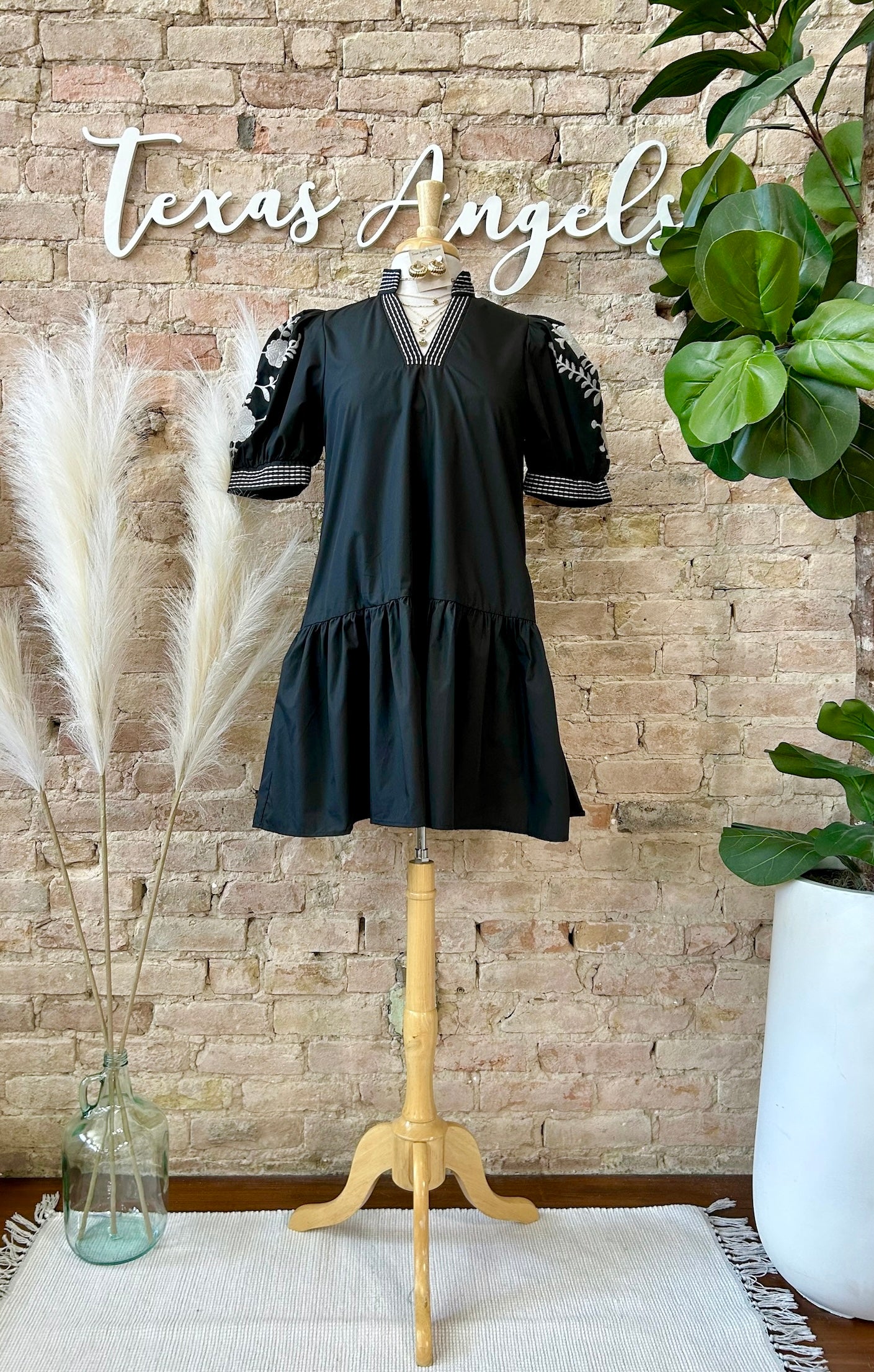 Bring The Bottle Black Dress