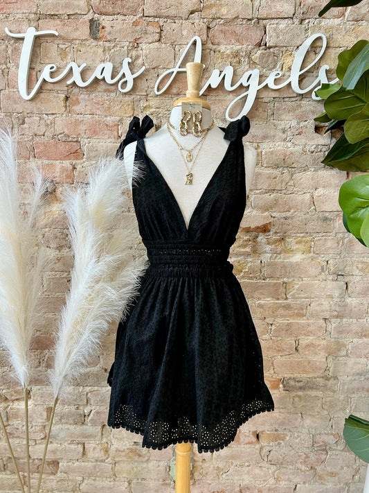 Gonna Be Somebody Black Dress