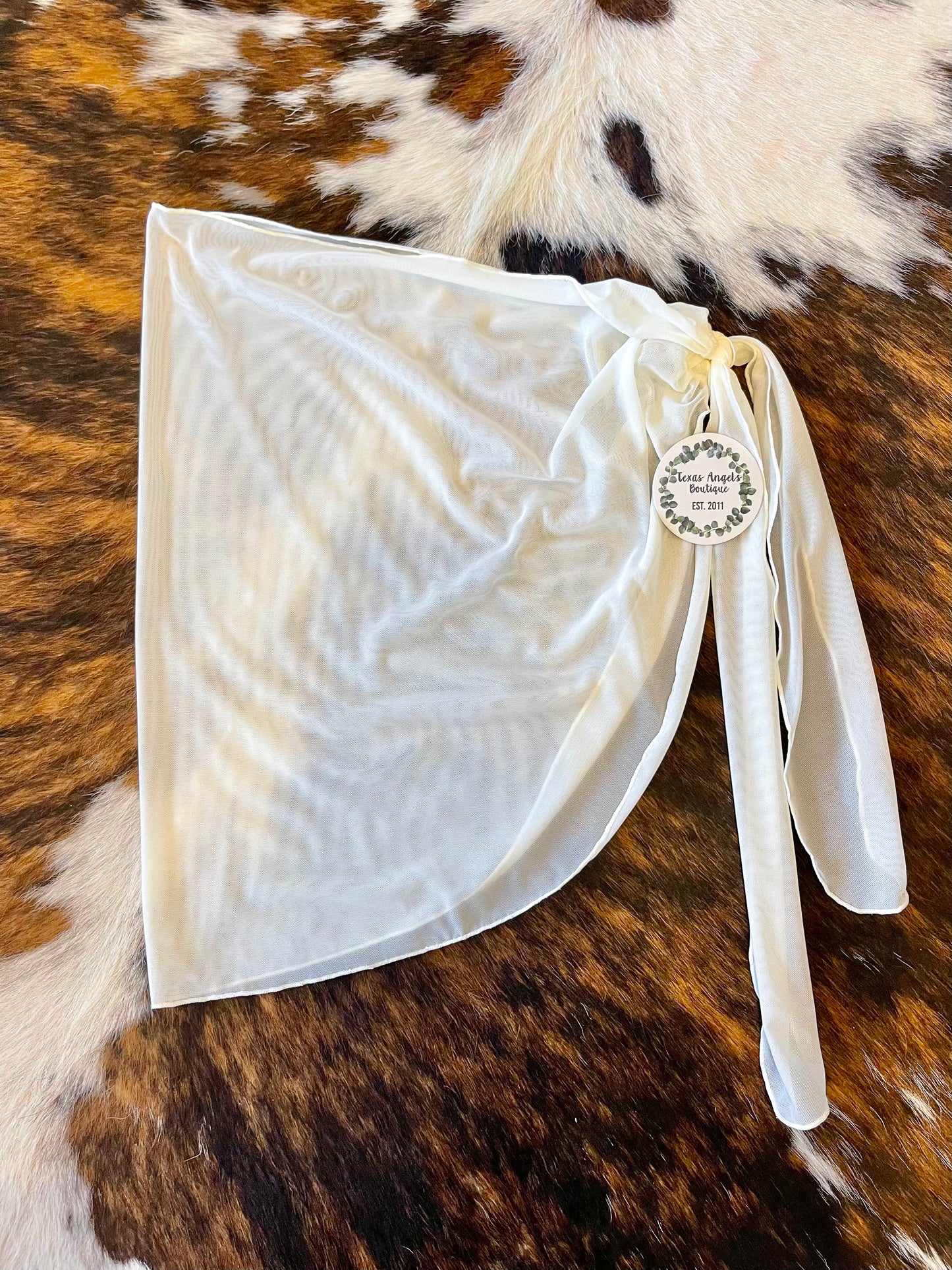 50% Off - Sheer Swimsuit Skirt Cover