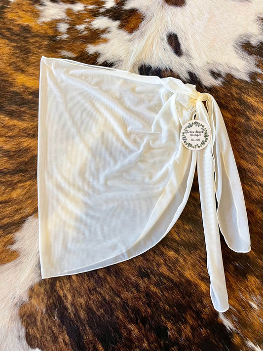 Sheer Swimsuit Skirt Cover