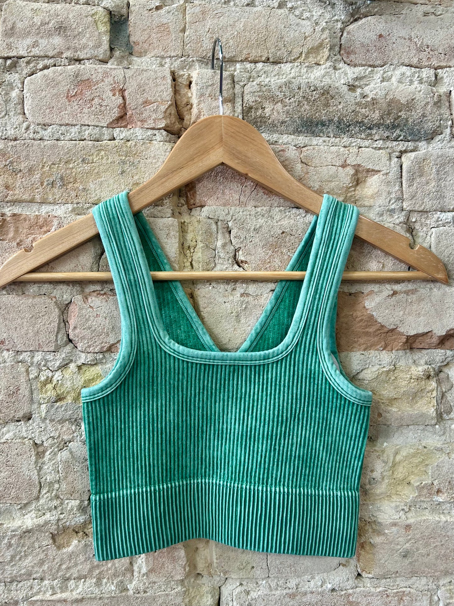 Back At It Green Reversible Tank