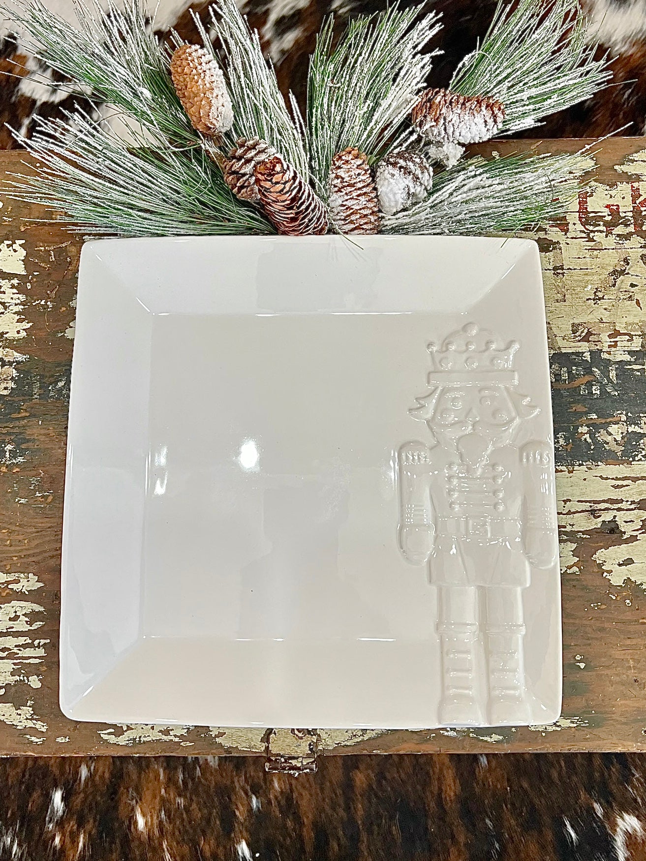 Nutcracker Square Platter