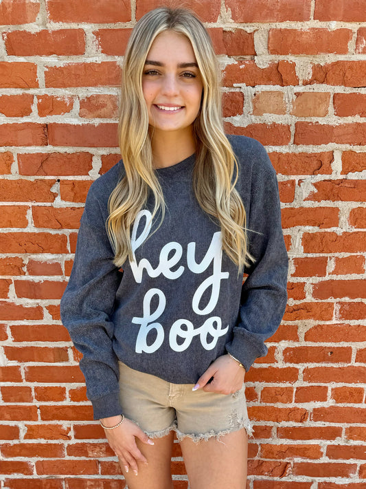 50% Off - Hey Boo Sweatshirt