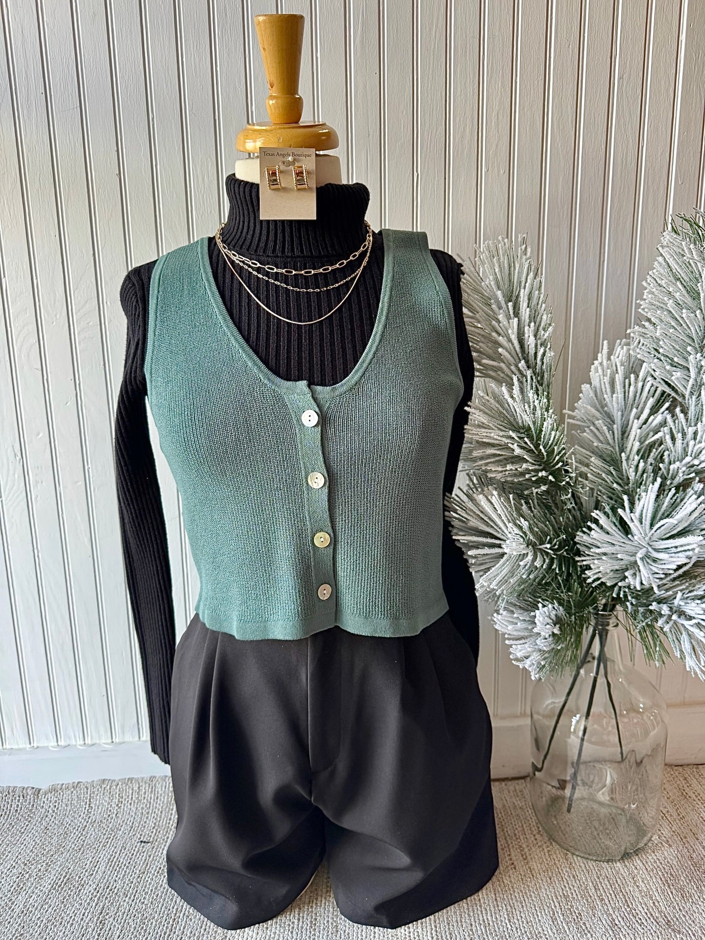 Better Together Jade Sweater Vest