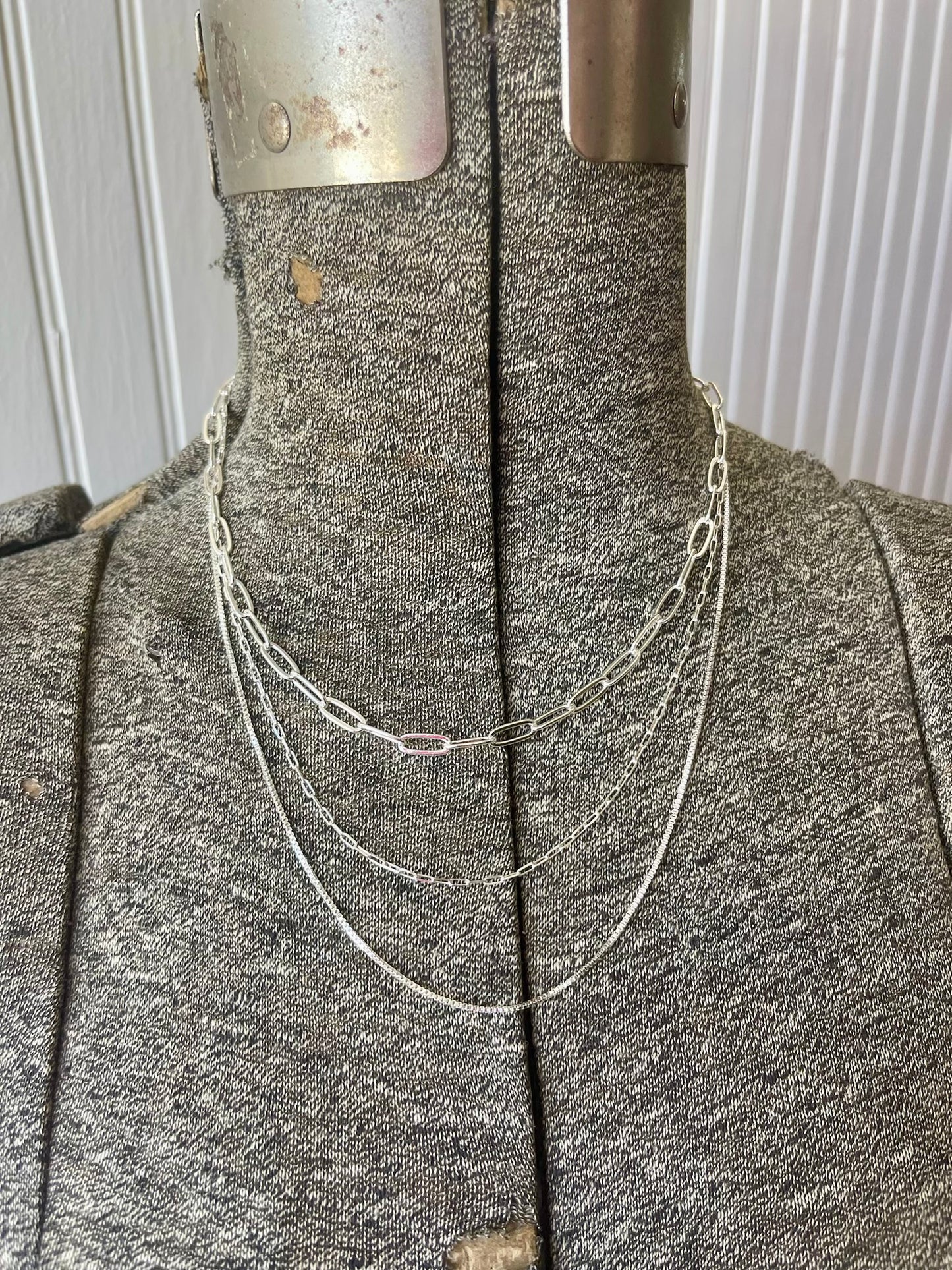 Silver Layered Necklace