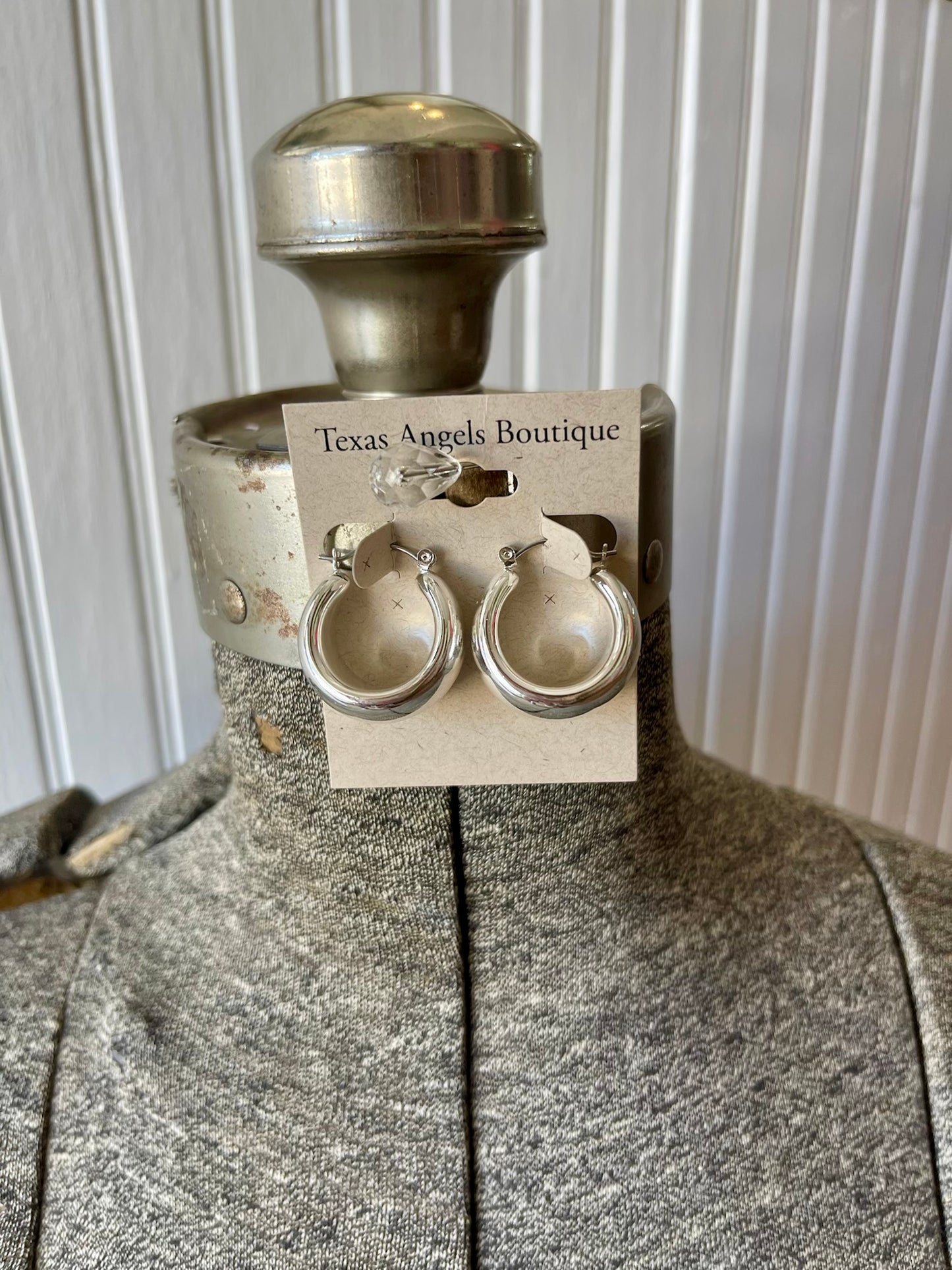 Silver Hoop Earrings