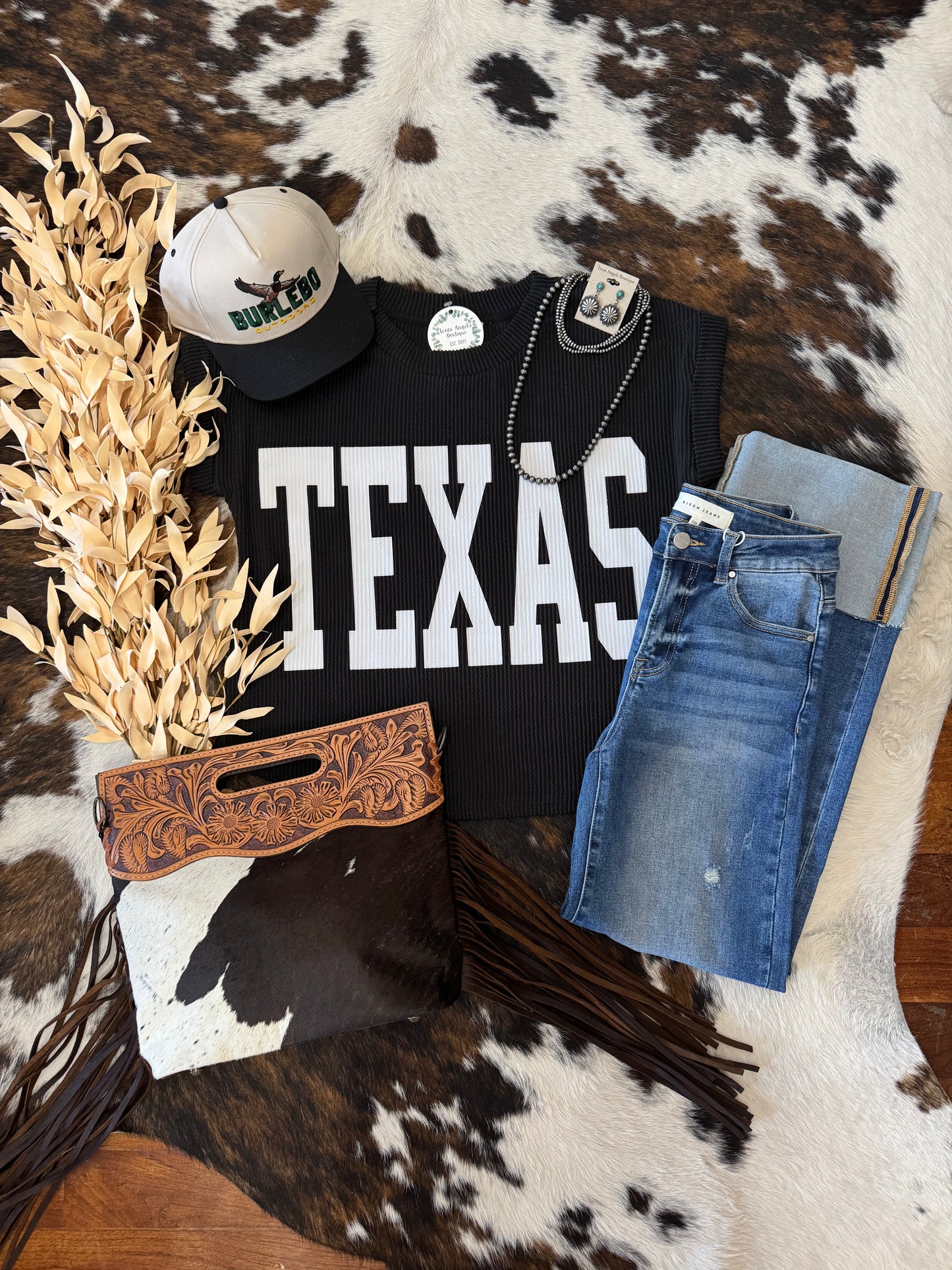 RESTOCK The Black Texas Tee