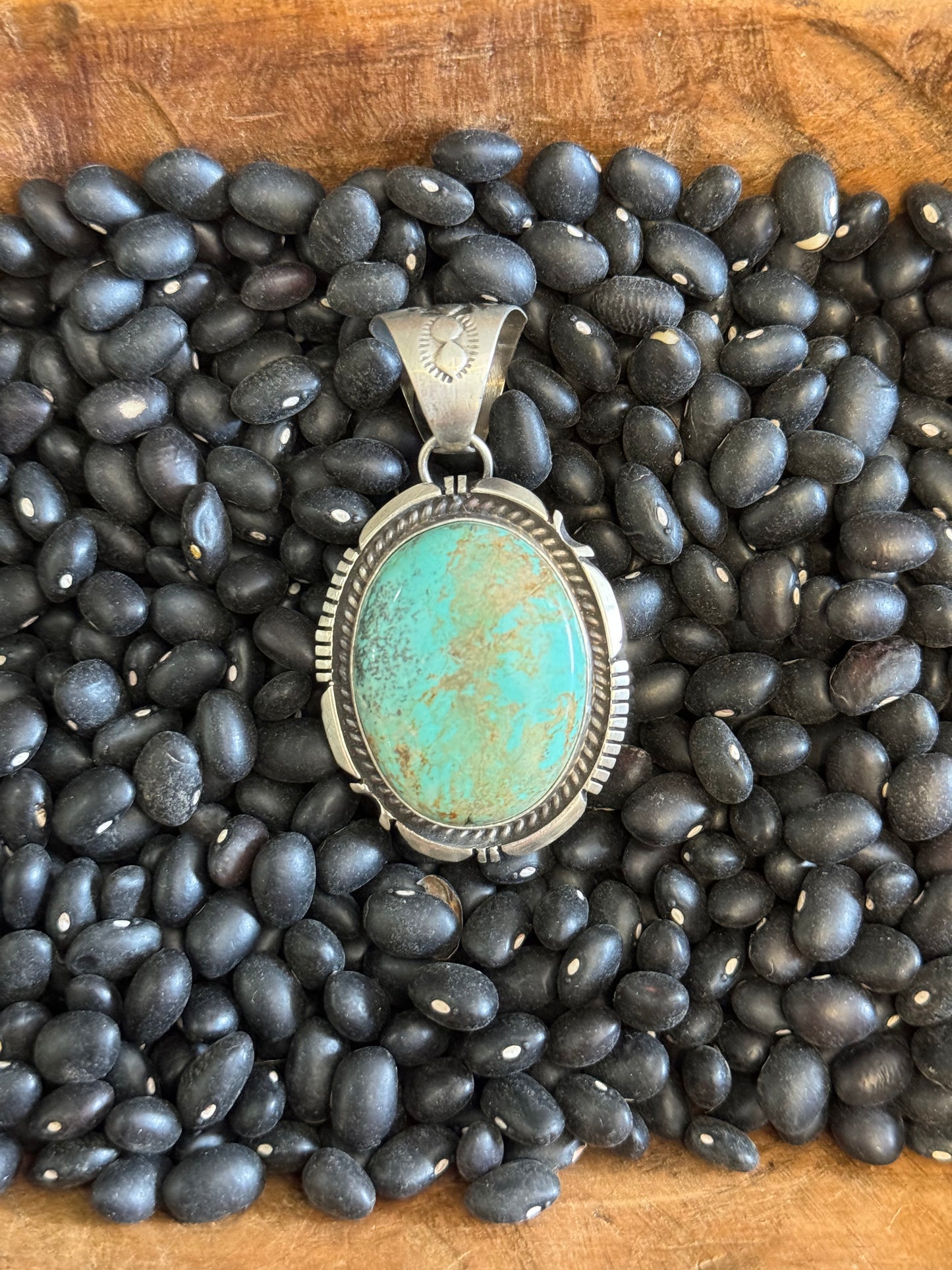 Sterling Silver Turquoise Pendant