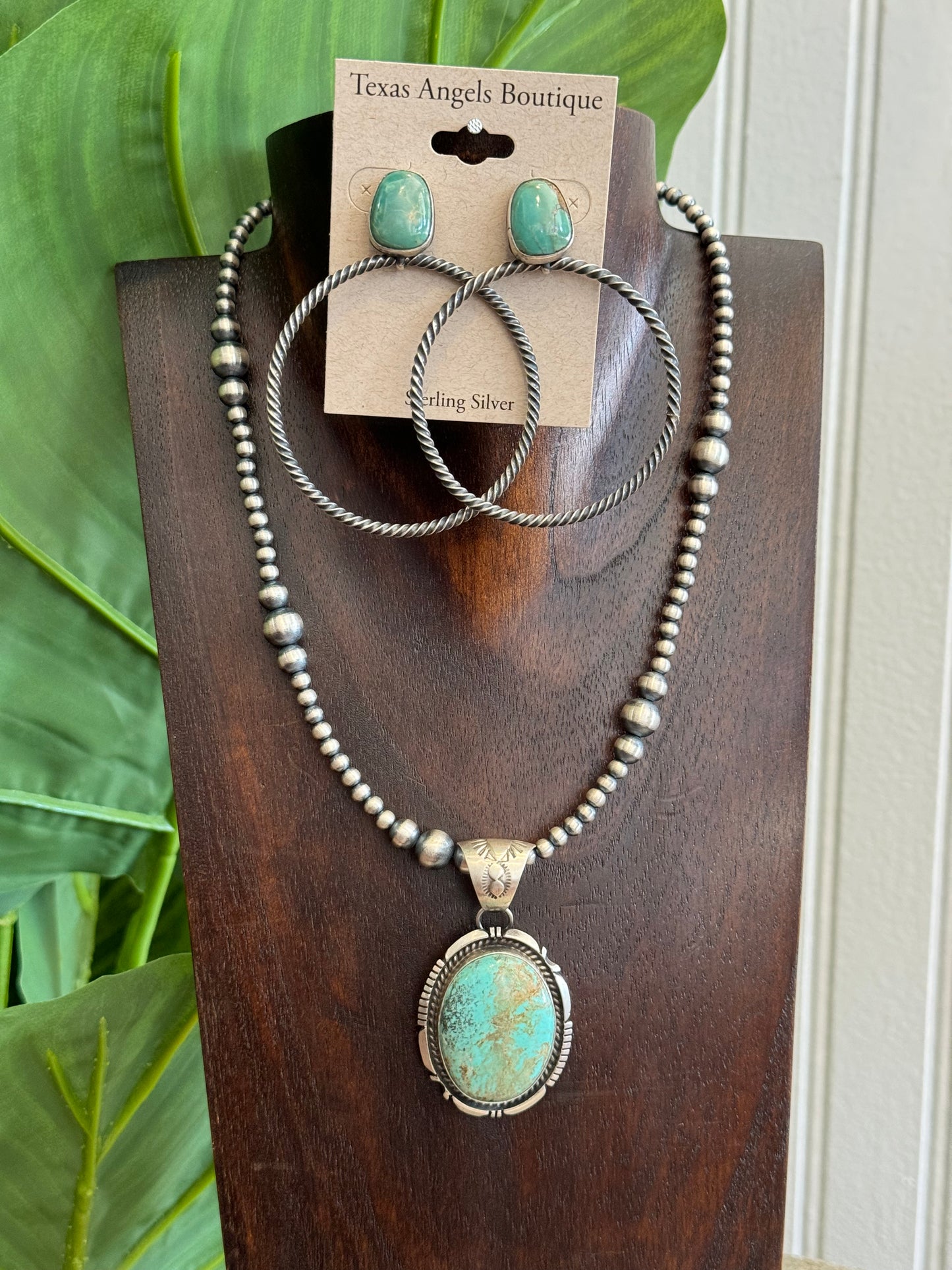 Sterling Silver Turquoise Pendant