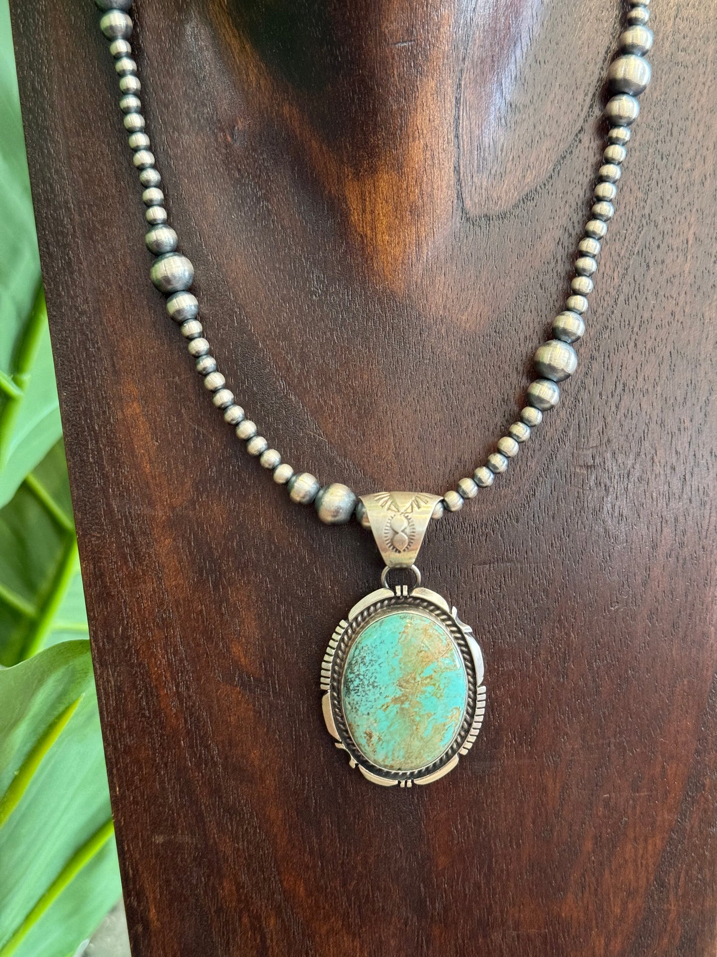 Sterling Silver Turquoise Pendant