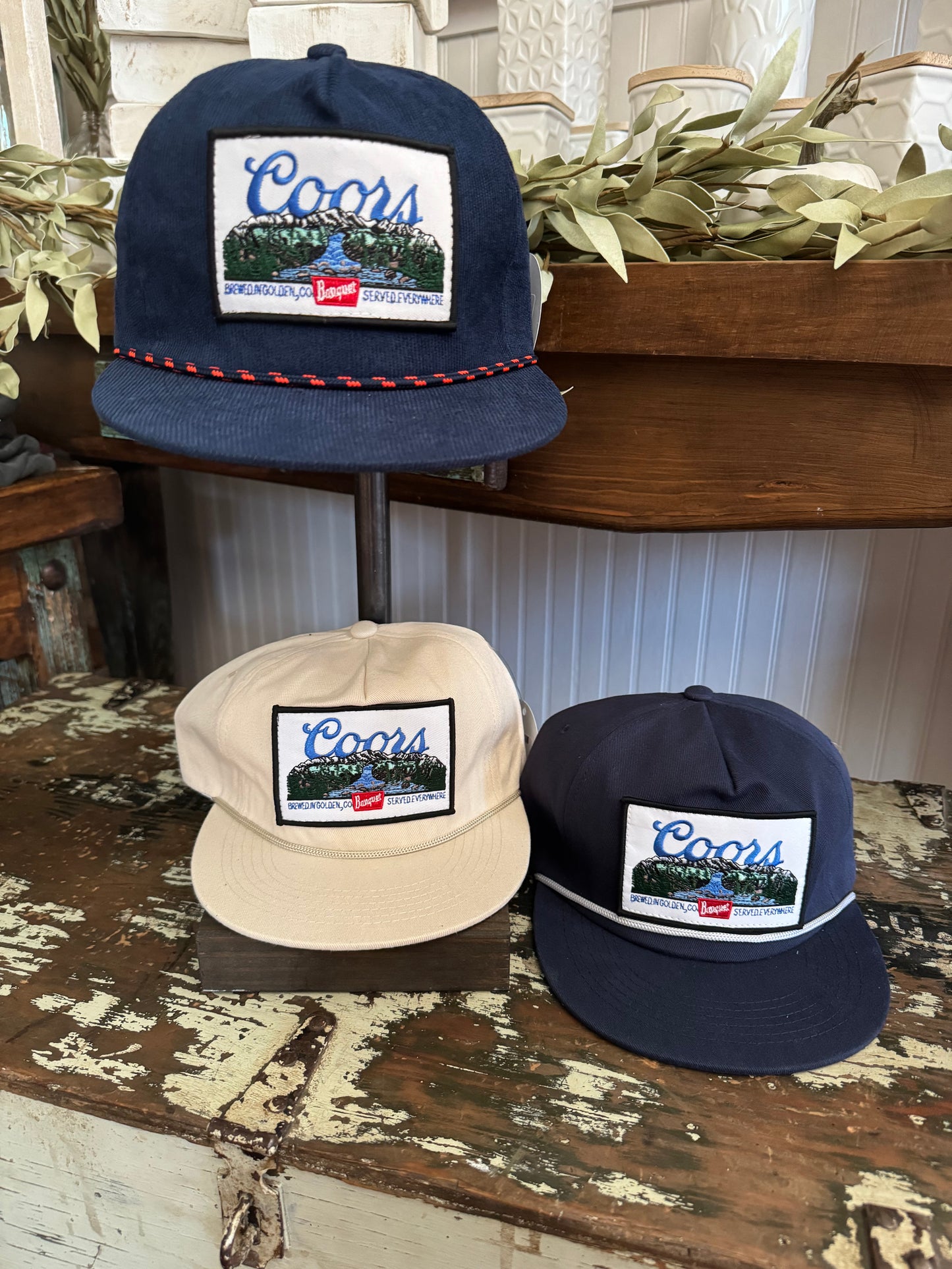 Navy Coors Trucker Hat