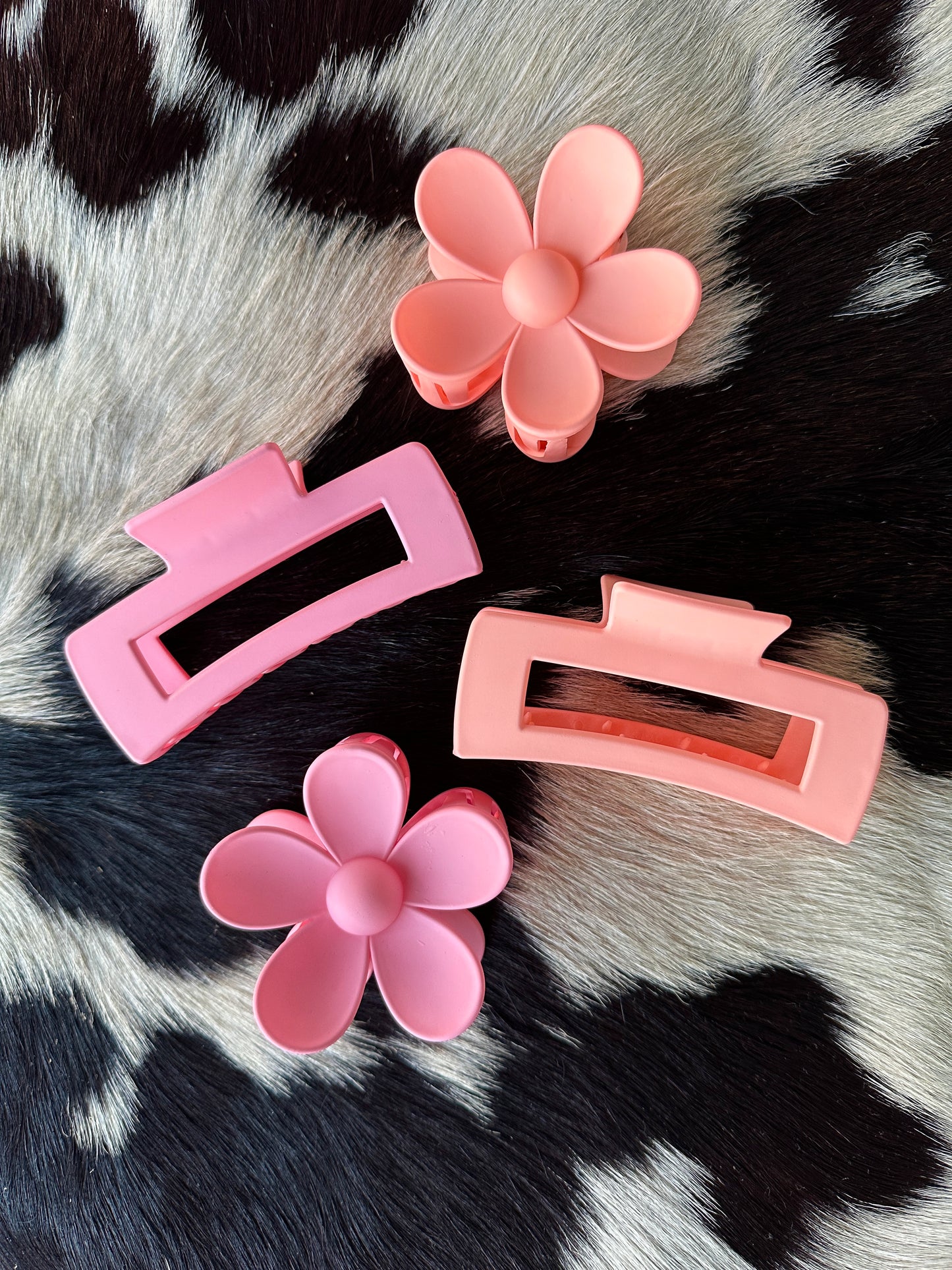 Rectangle Hair Claw Clips