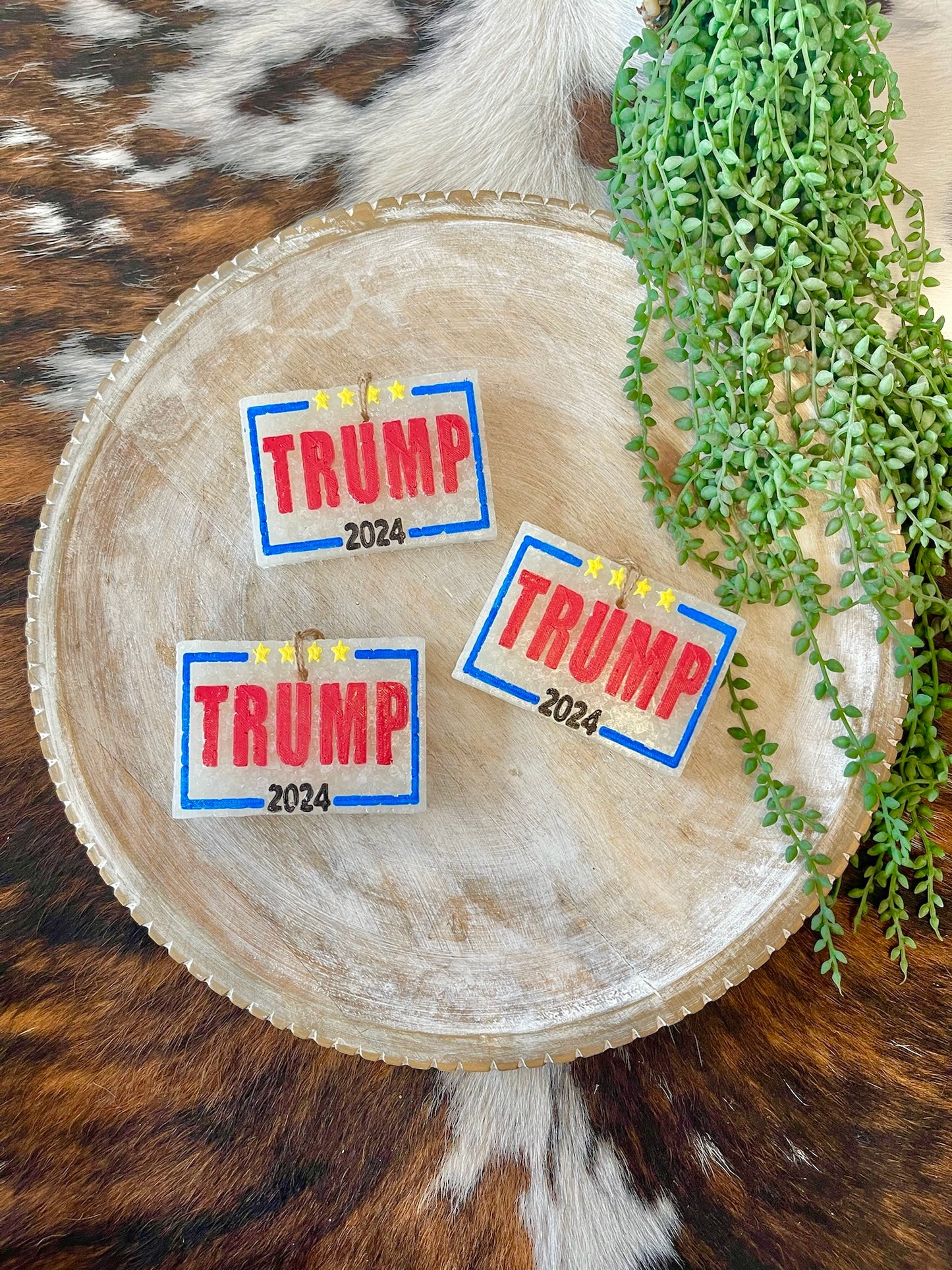 Trump 2024 Car Freshies Assorted Leather Scents