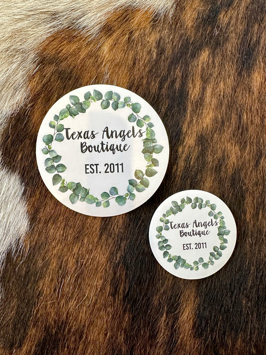 Texas Angels Boutique Sticker Set