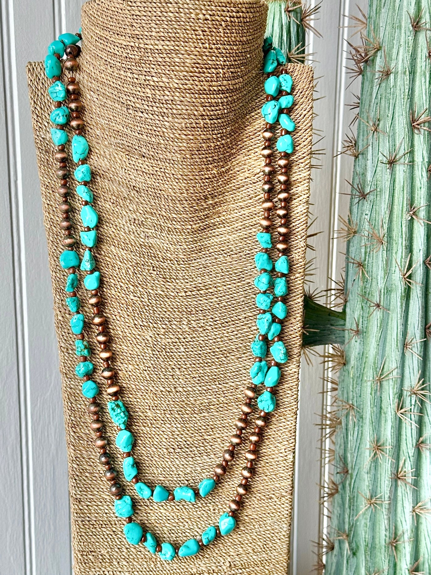 Copper & Turquoise Necklace