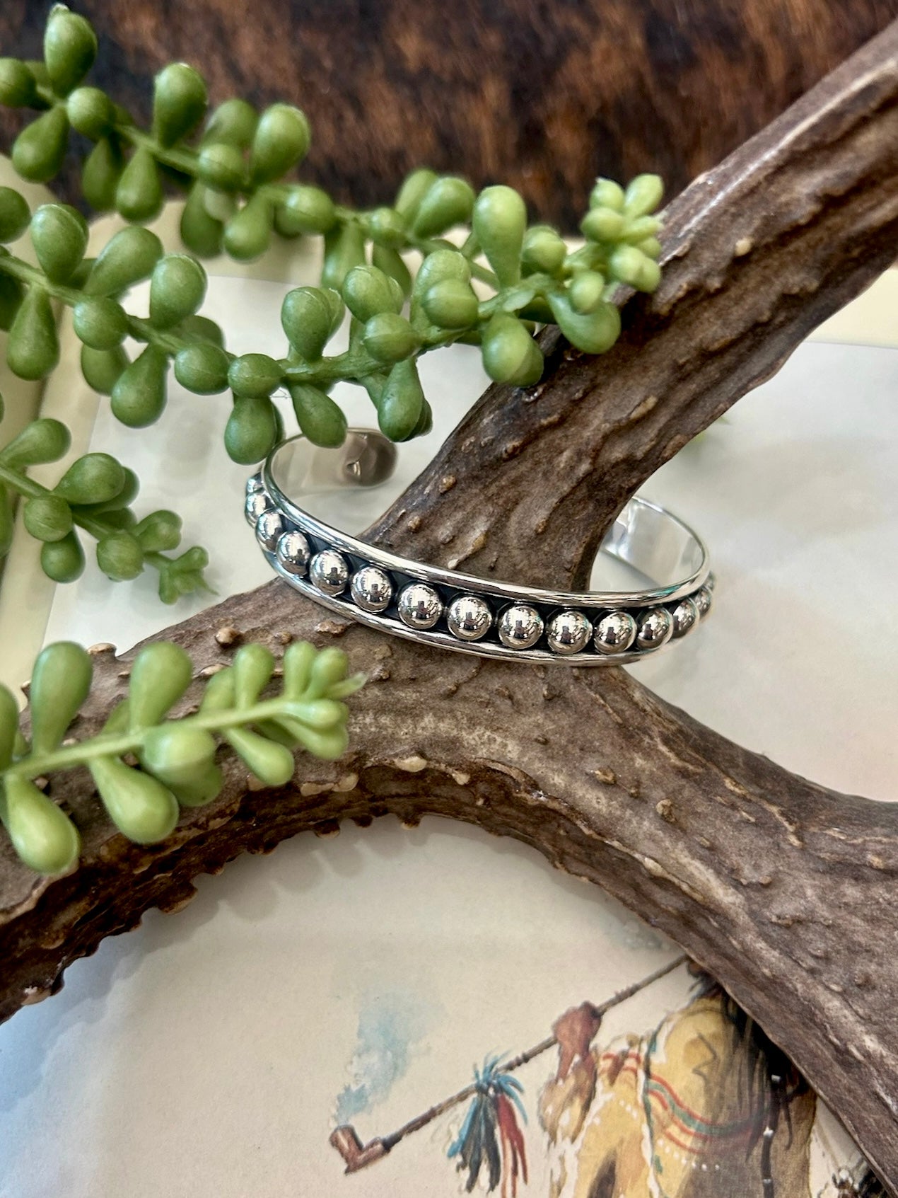 Sterling Silver Studded Cuffs