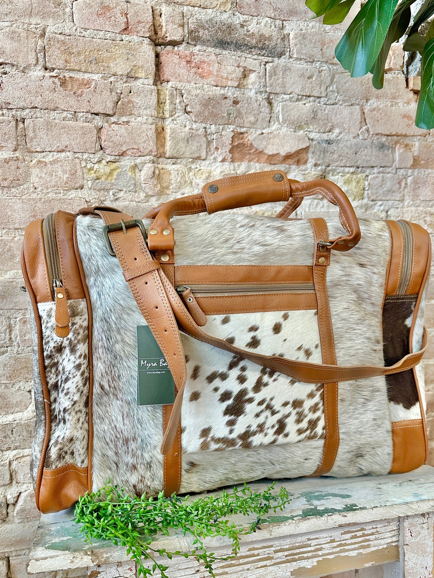 MYRA Cowhide Travel Bags