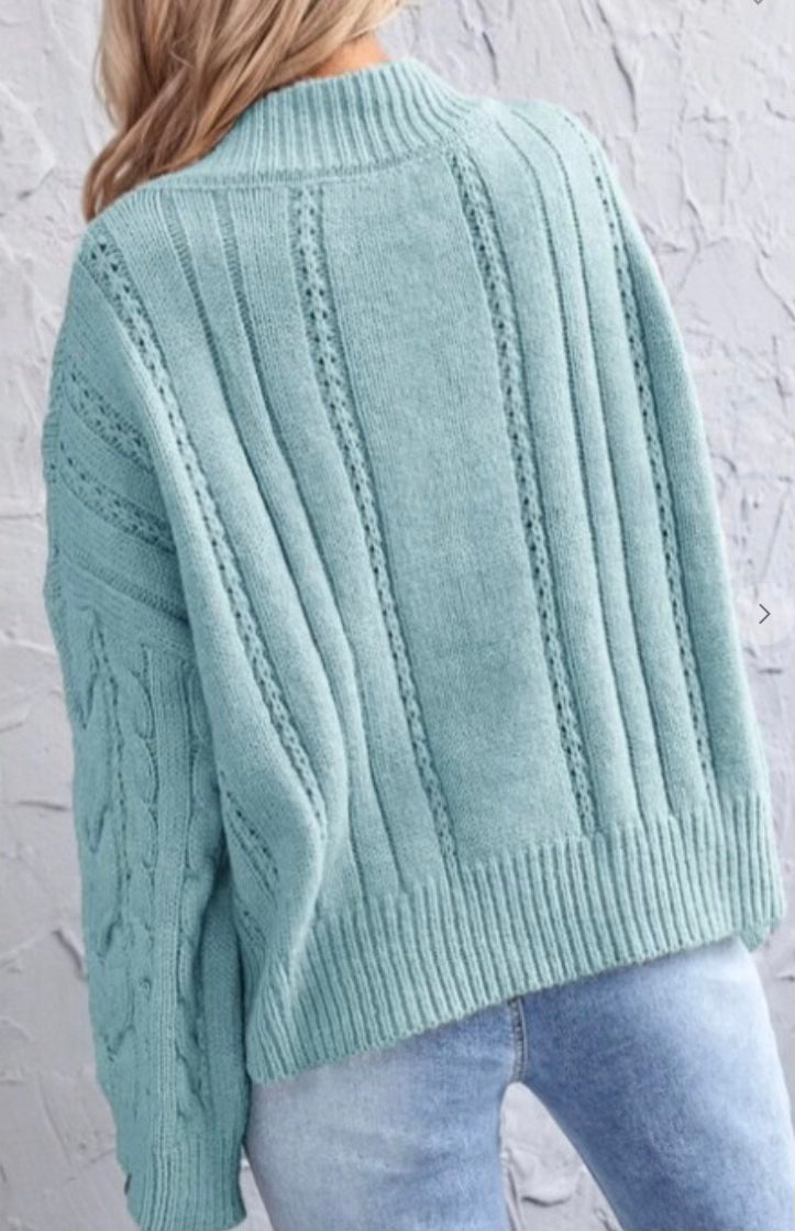 Baby Blues Knit Sweater