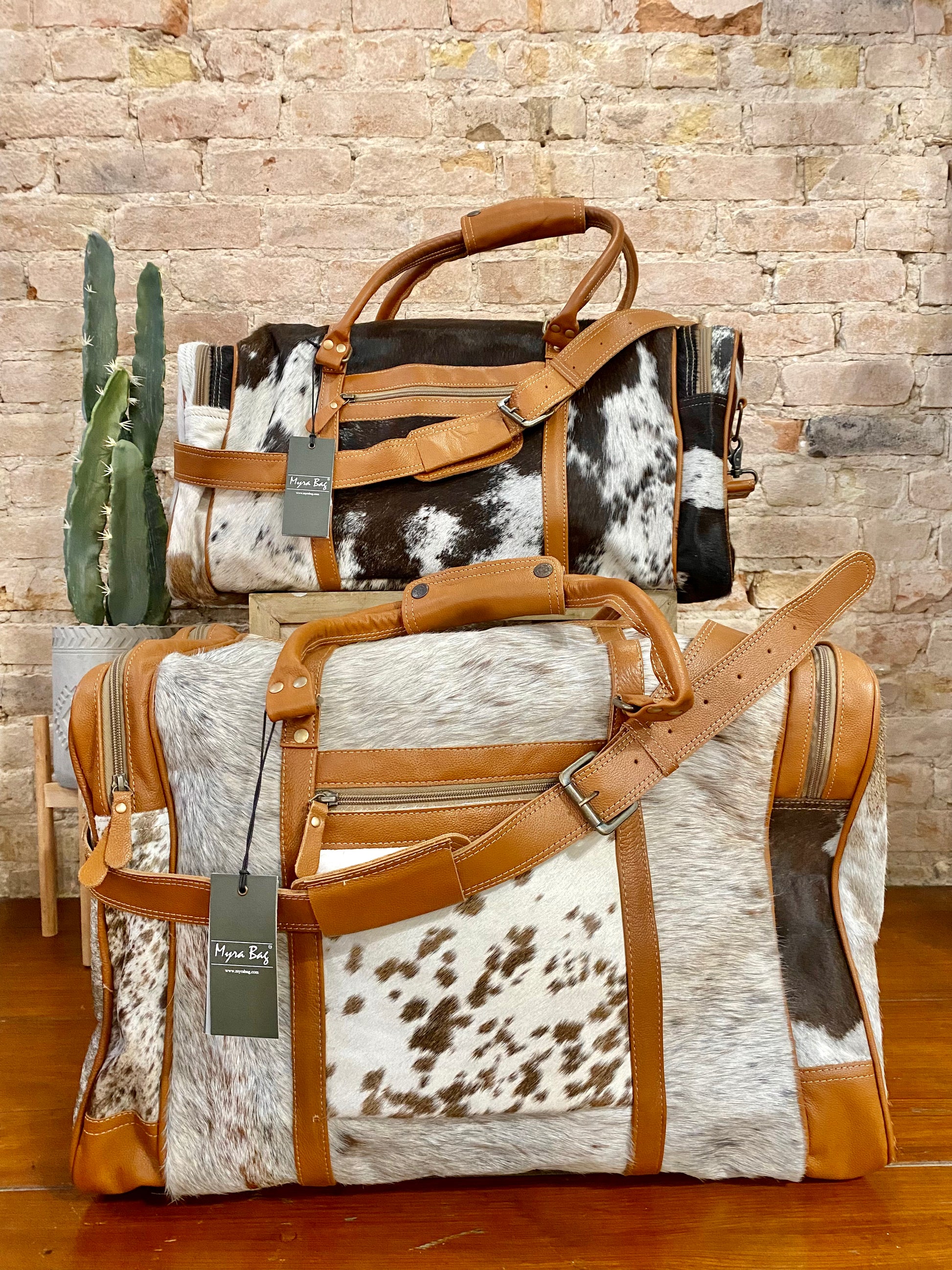 Myra cowhide duffle bag hot sale