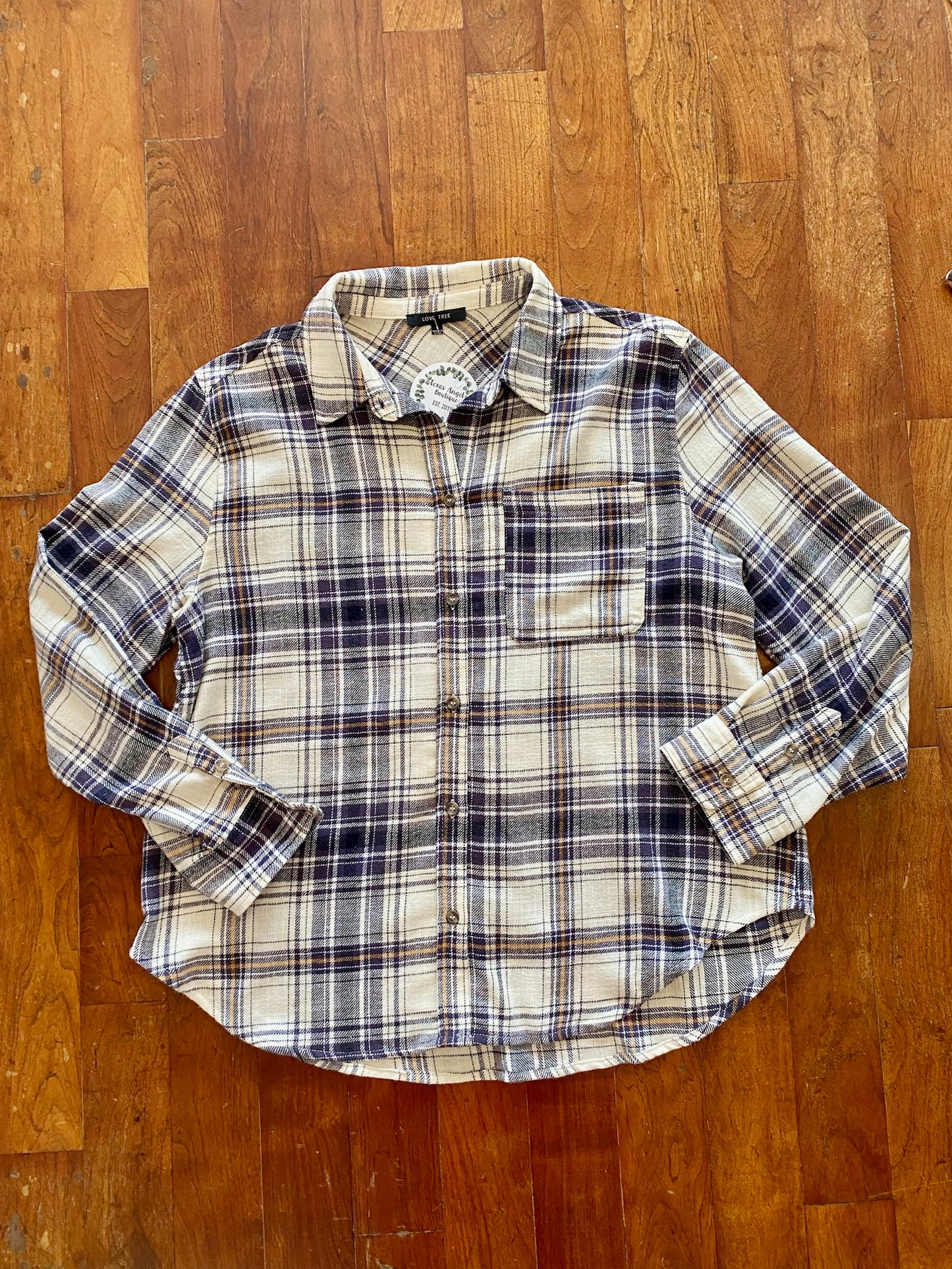 RESTOCK You'll Figure It Out Black Plaid Flannel