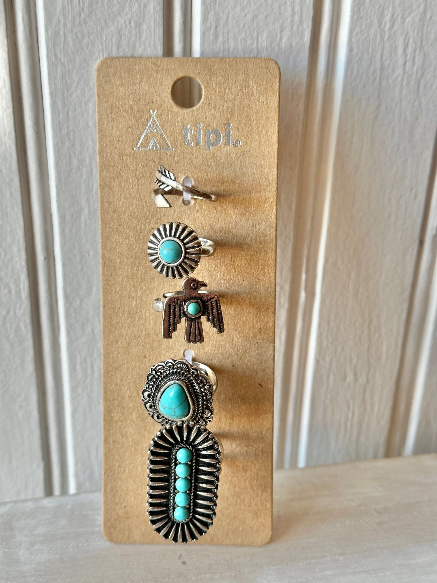 Thunderbird & Concho Ring Sets