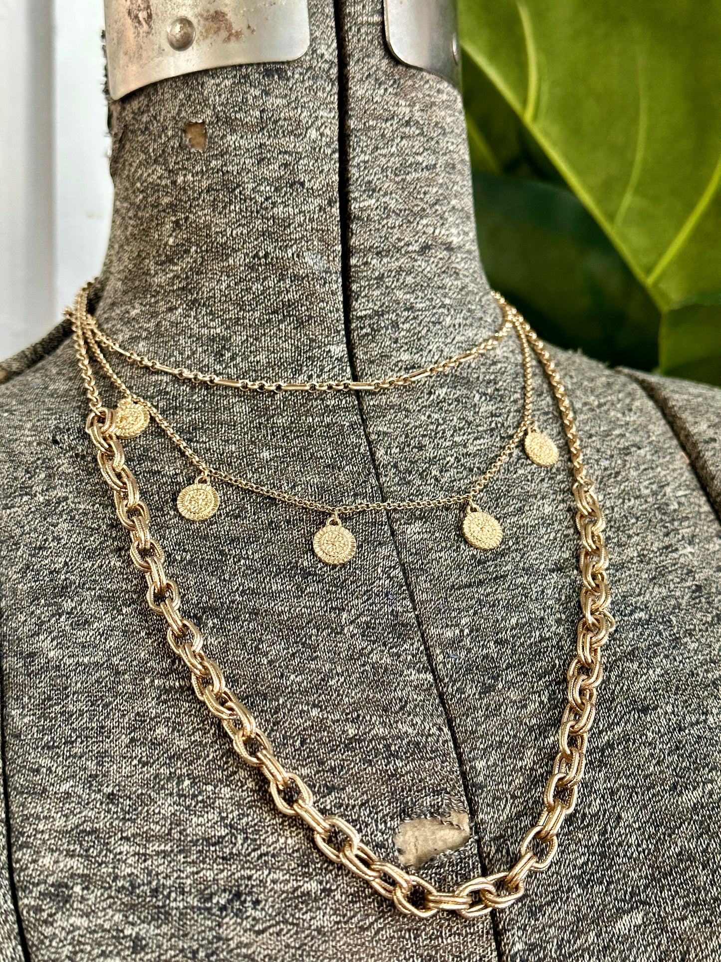 Layered Coin Necklace