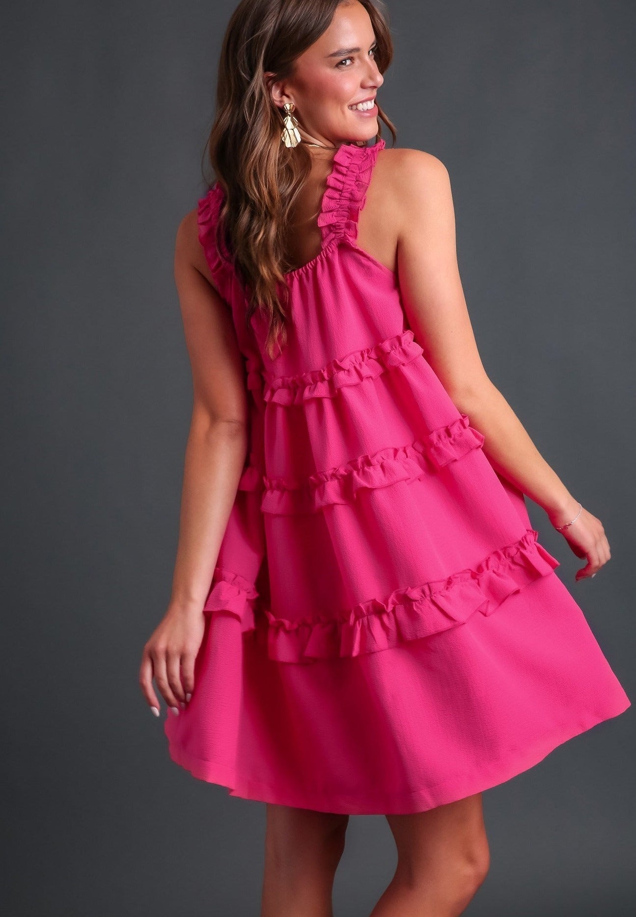 Anything For You Baby Doll Pink Dress