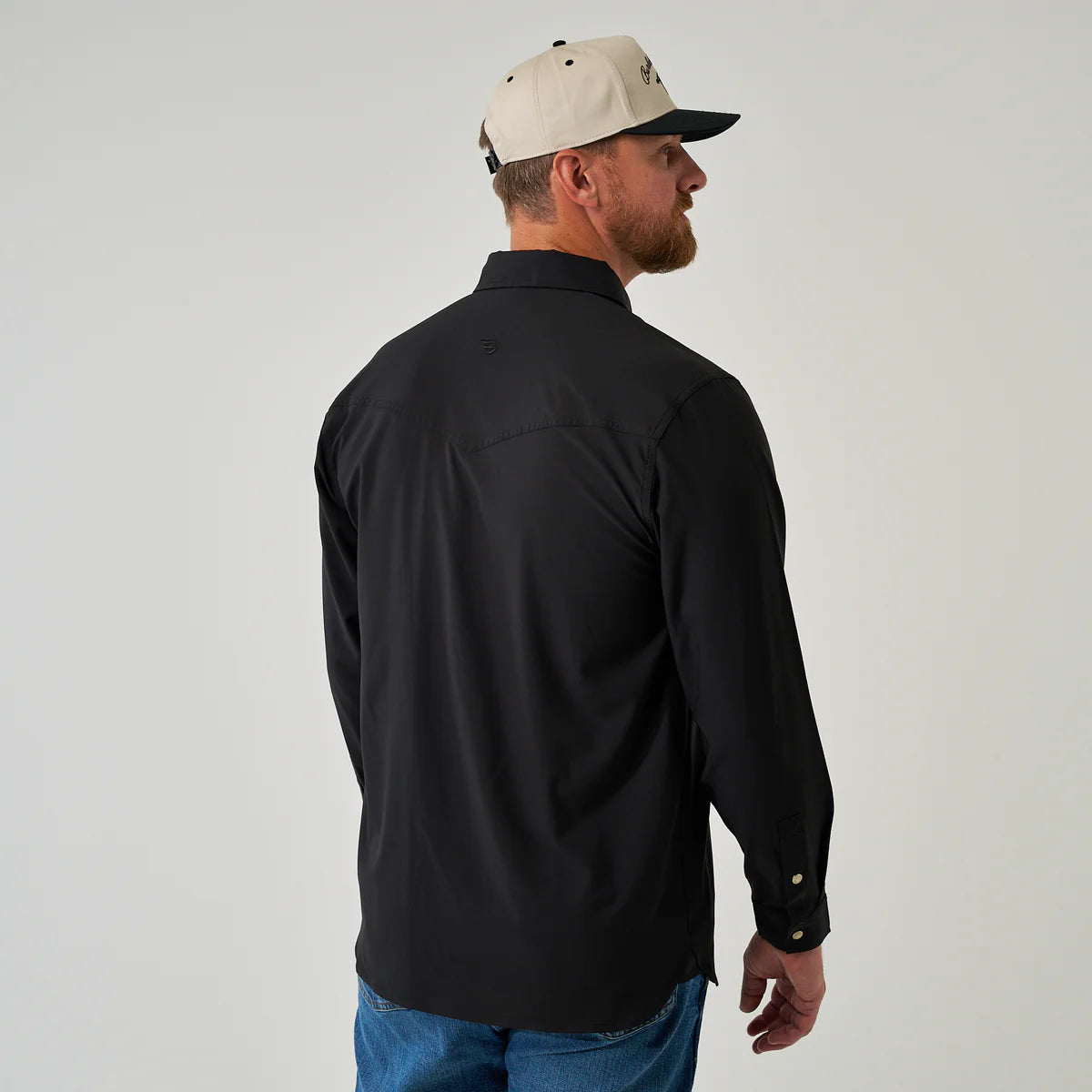 Black Burlebo Long Sleeve Performance Shirt