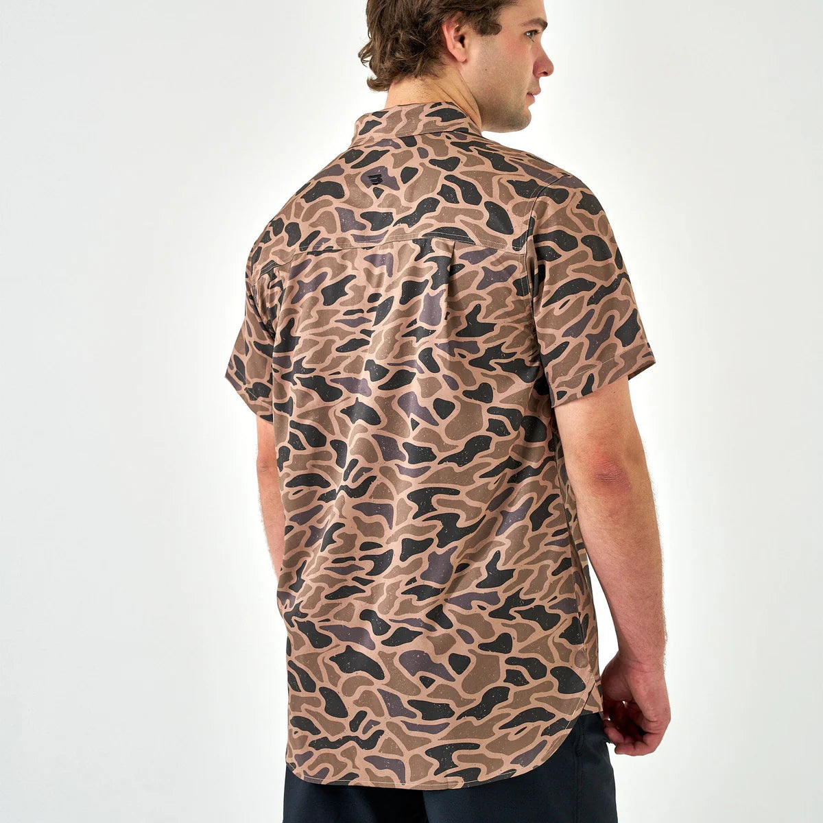RESTOCK Camo Burlebo Button Up