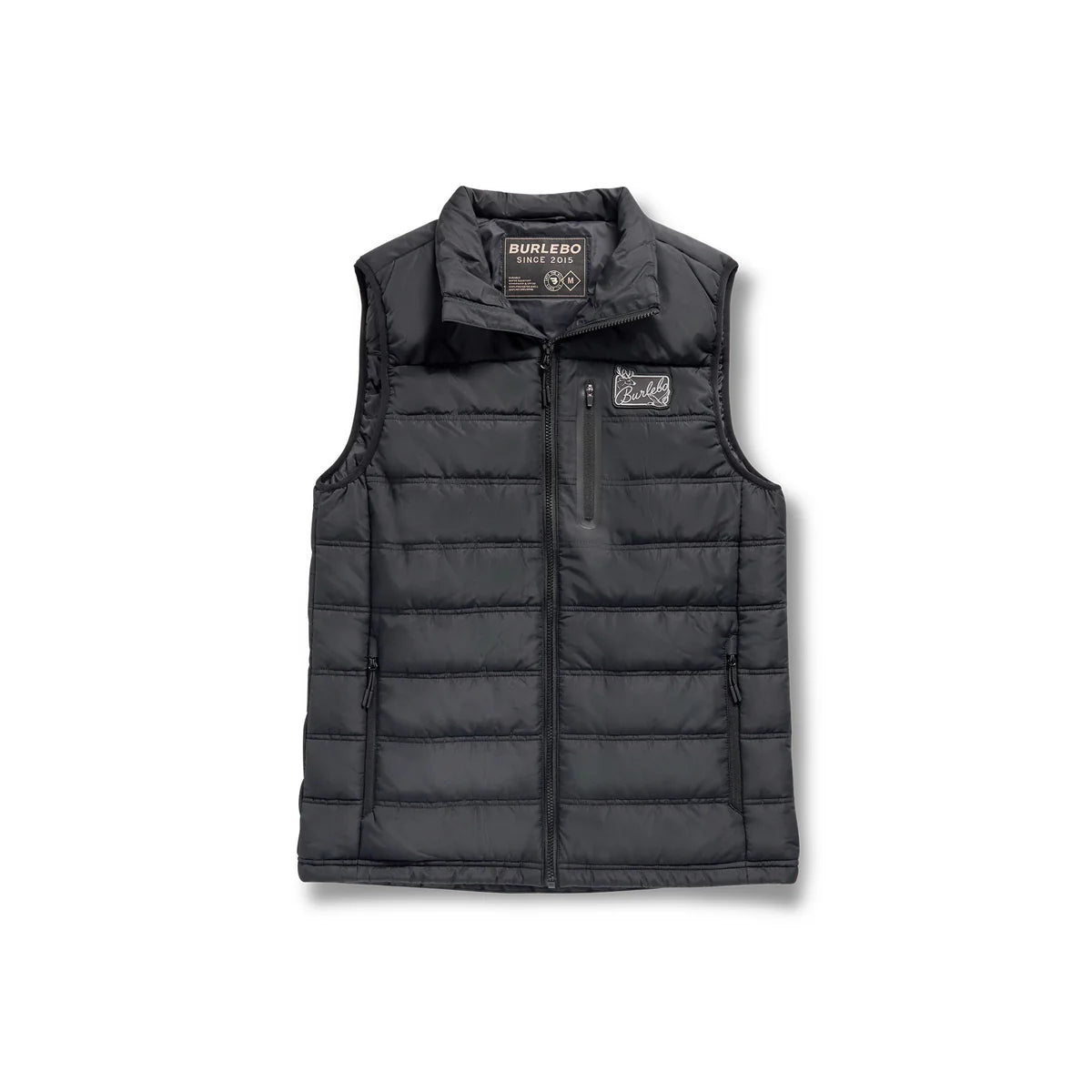 Black Burlebo Puffer Vest