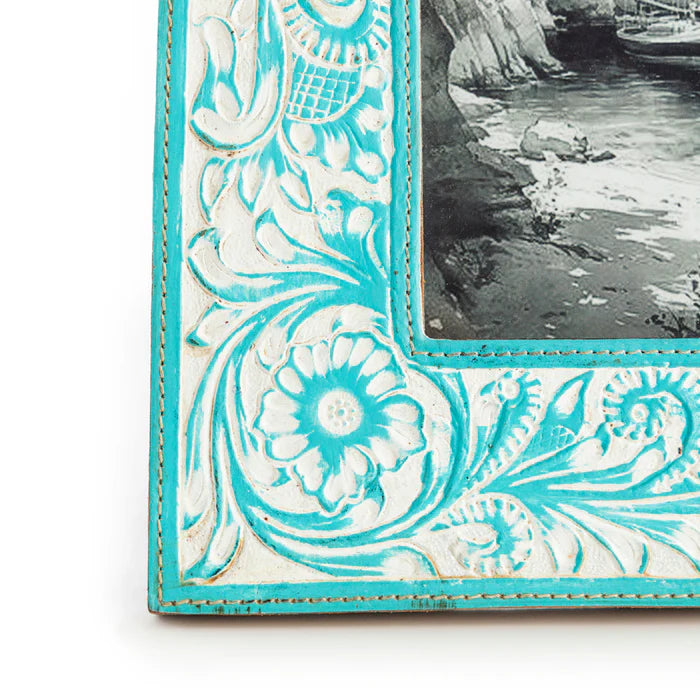 MYRA Tooled Leather Picture Frame