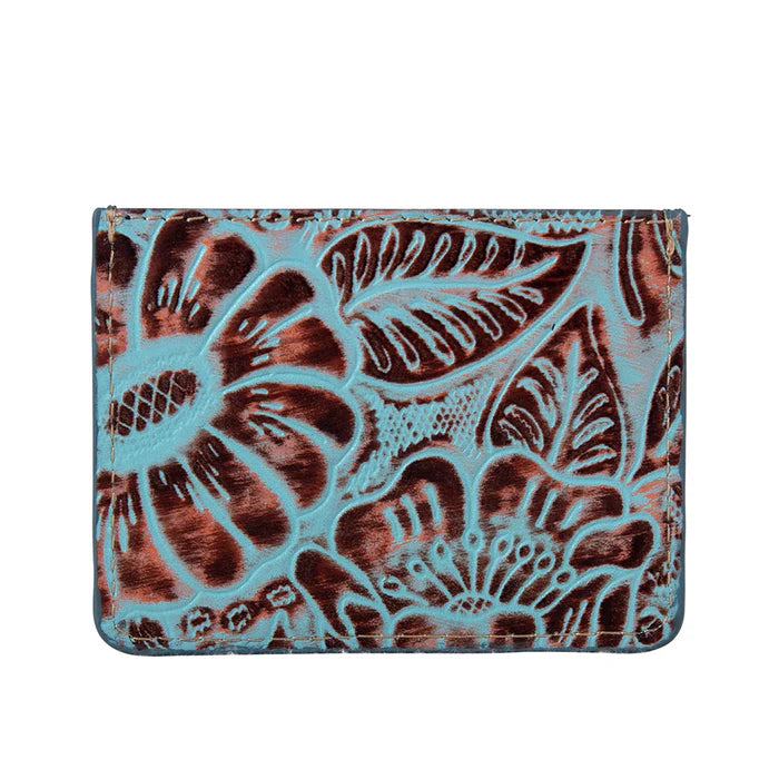 MYRA Tooled Leather Card Holder