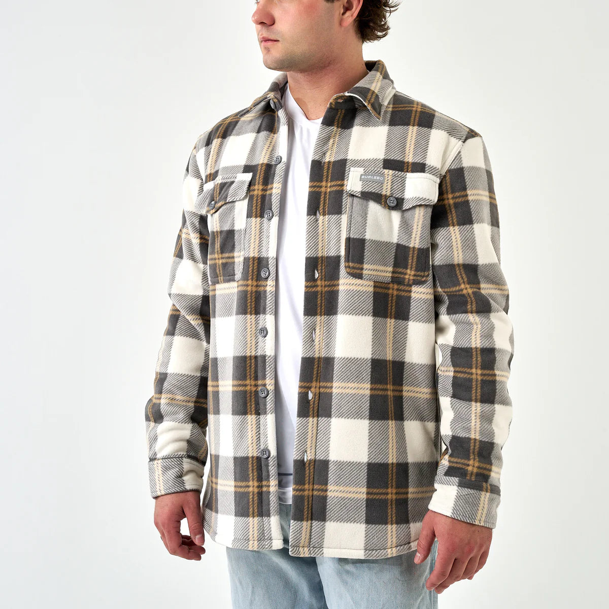 Burlebo Plaid Lined Shacket