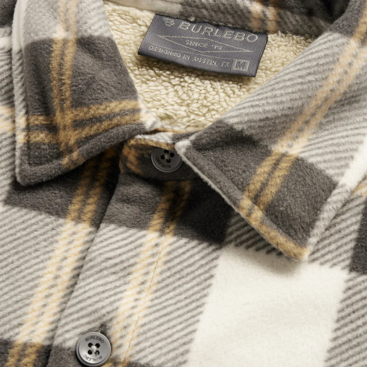 Burlebo Plaid Lined Shacket