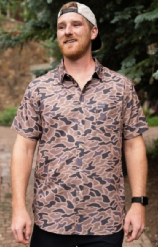 Camo Burlebo Button Up