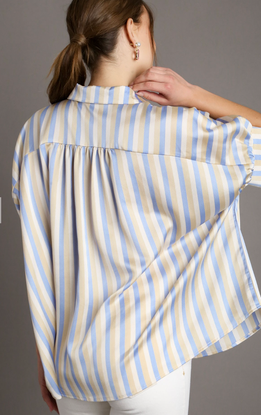 You're Safe With Me Striped Blouse