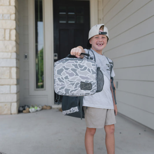 White Camo Burlebo Lunchbox