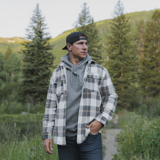 Burlebo Plaid Lined Shacket