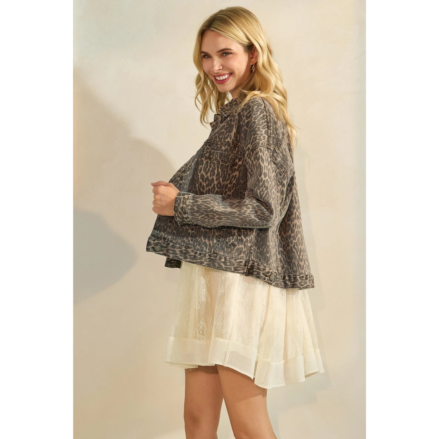 Lookin' For Love Leopard Print Jacket