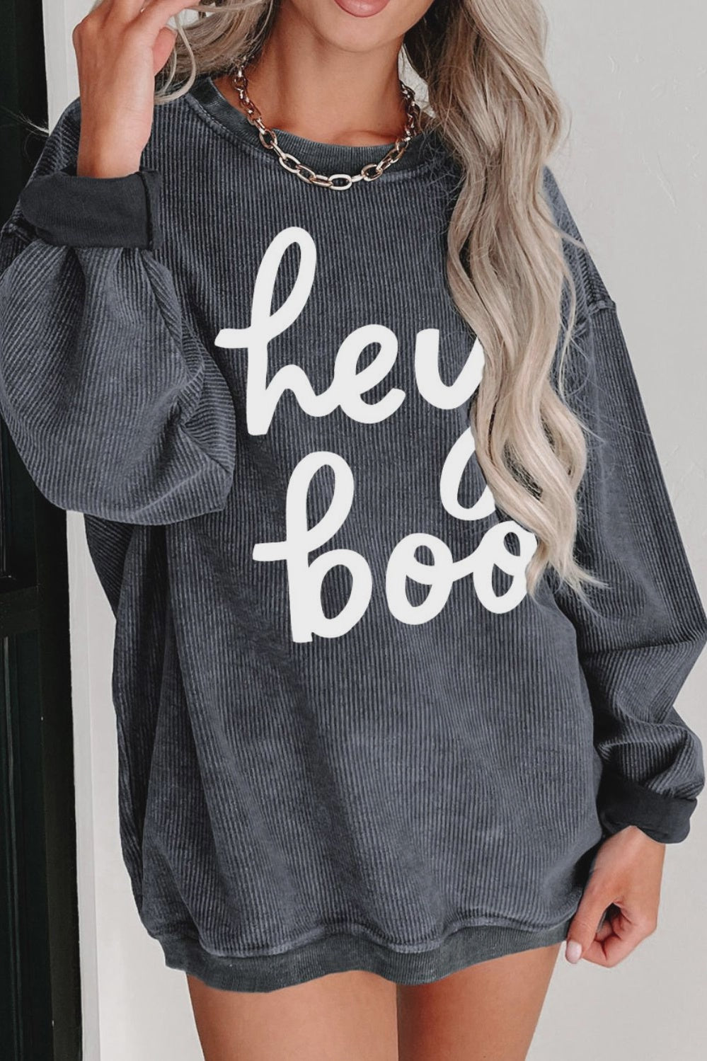 50% Off - Hey Boo Sweatshirt